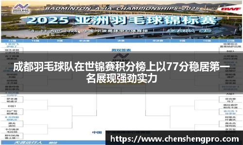 成都羽毛球队在世锦赛积分榜上以77分稳居第一名展现强劲实力